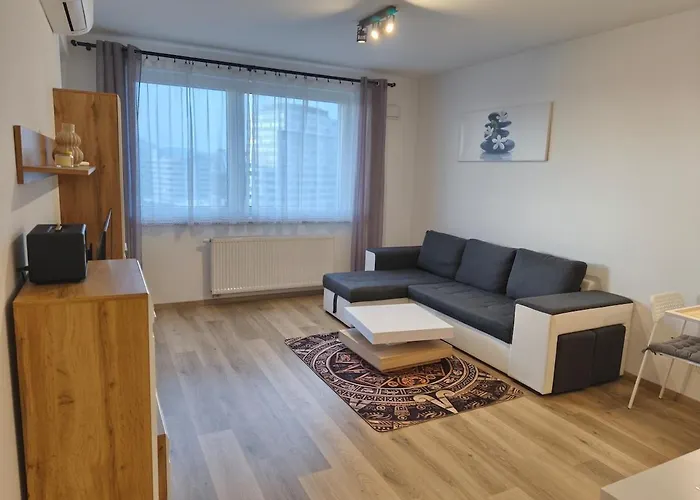 Bright New Build With Garage, Great View Apartament Bratislava